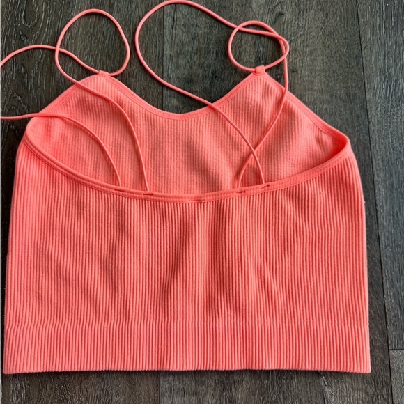 Zenana bras/camisoles. Both women’s size S/M. Bright neon orange and grey. - Picture 2 of 7